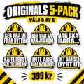 Rastboden Originals 5-pack – välj 5 av 6 motiv